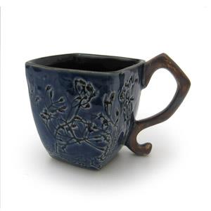 Square Mug - Twigs Design