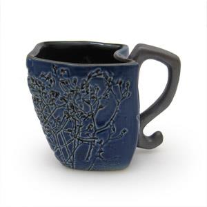 Mug Irregular Shape - Twigs Design